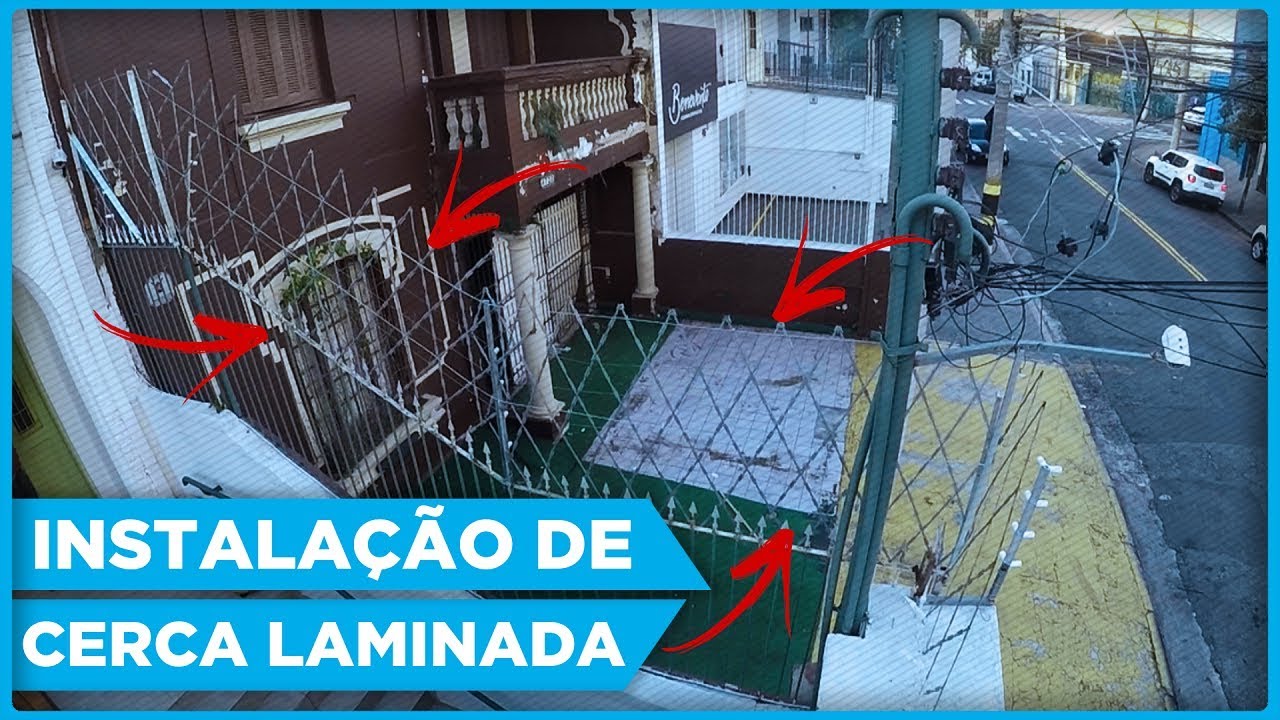INSTALAÇÃO DE CERCA LAMINADA