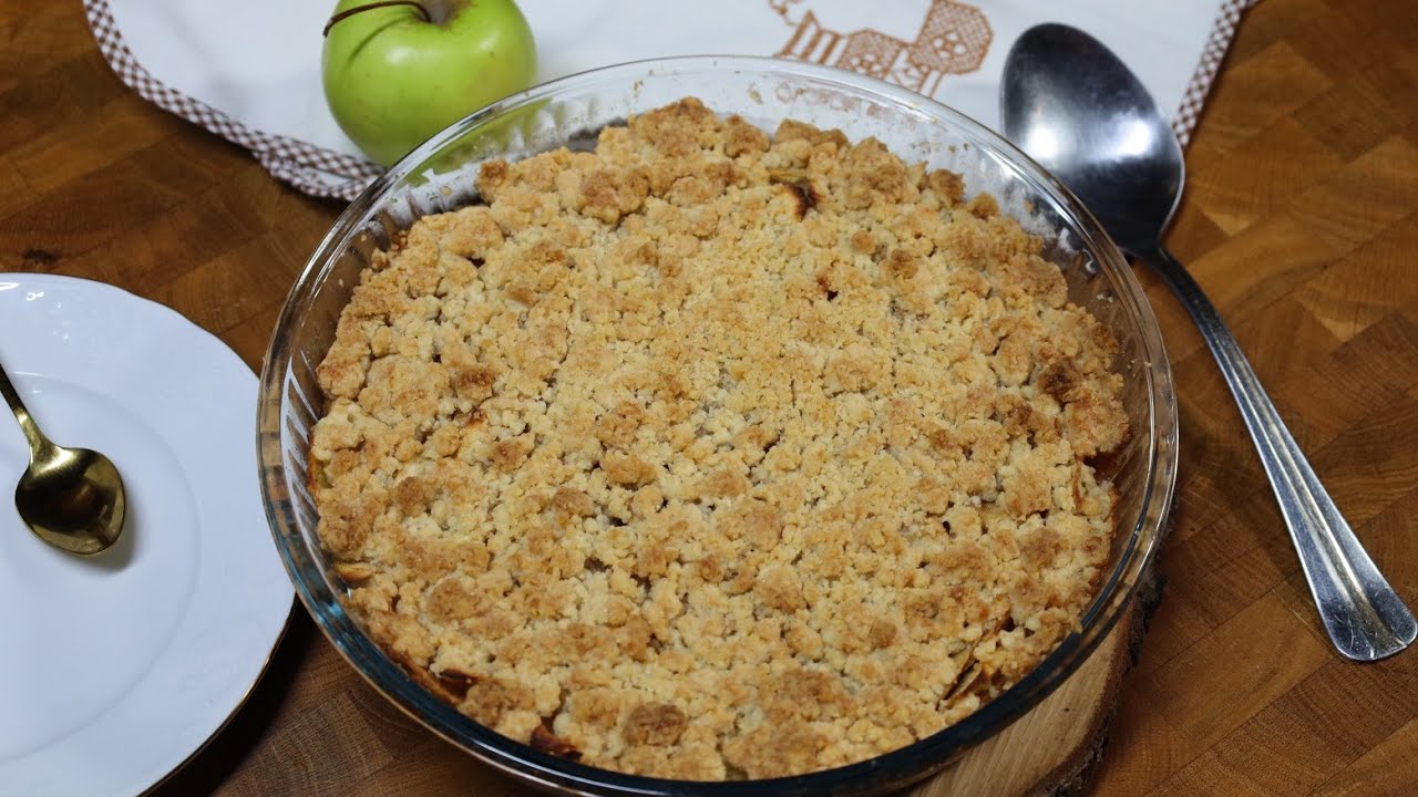 Uma receita de crumble de maçã que todos vão amar