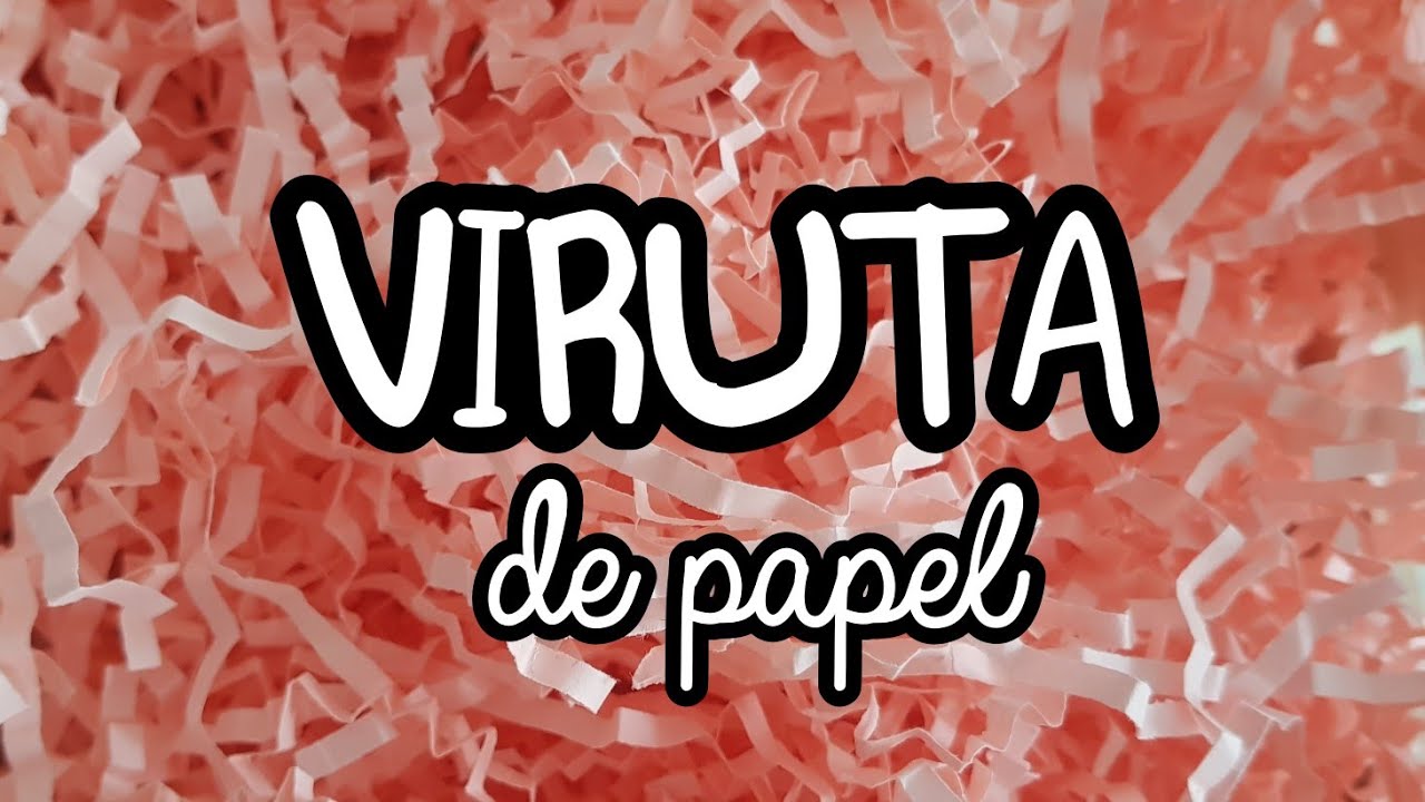CÓMO HACER VIRUTA de PAPEL