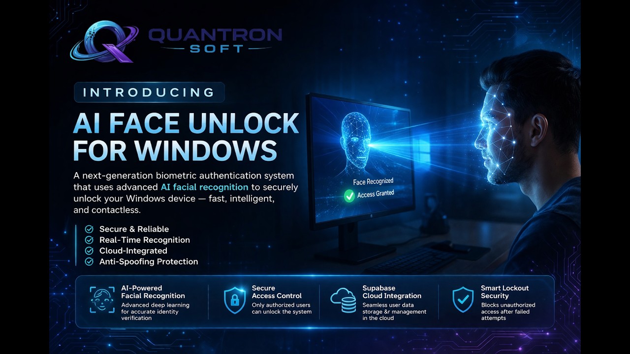 How to Lock Your Windows PC with Face Recognition | Python OpenCV Project | Facelook 2025