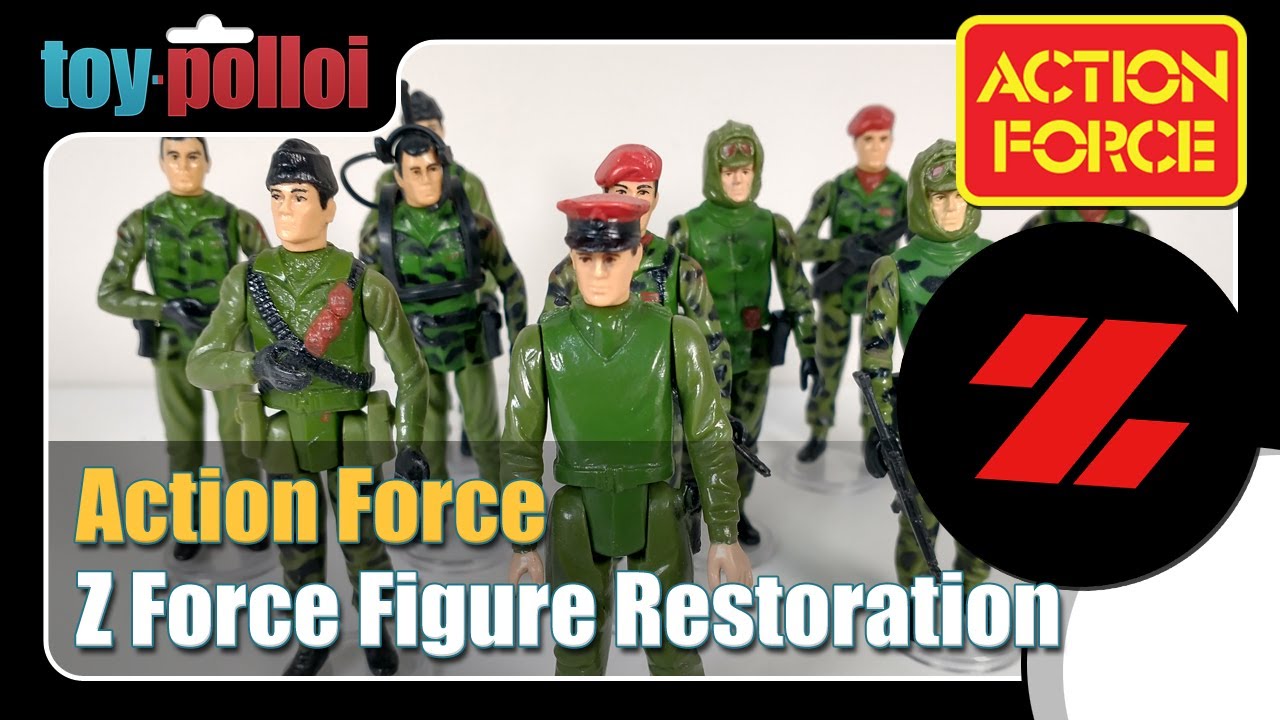 Vintage Action Force - Z Force restoration - Toy Polloi