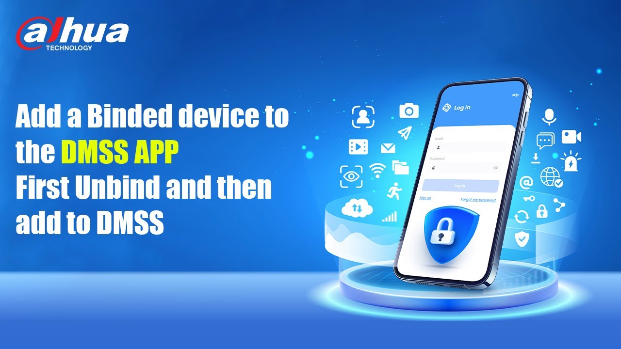 Add a binded device to the DMSS App. First Unbind and then add to DMSS.