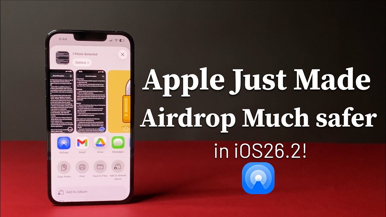 iOS 26.2 Finally Fixed AirDrop&rsquo;s Biggest Problem!