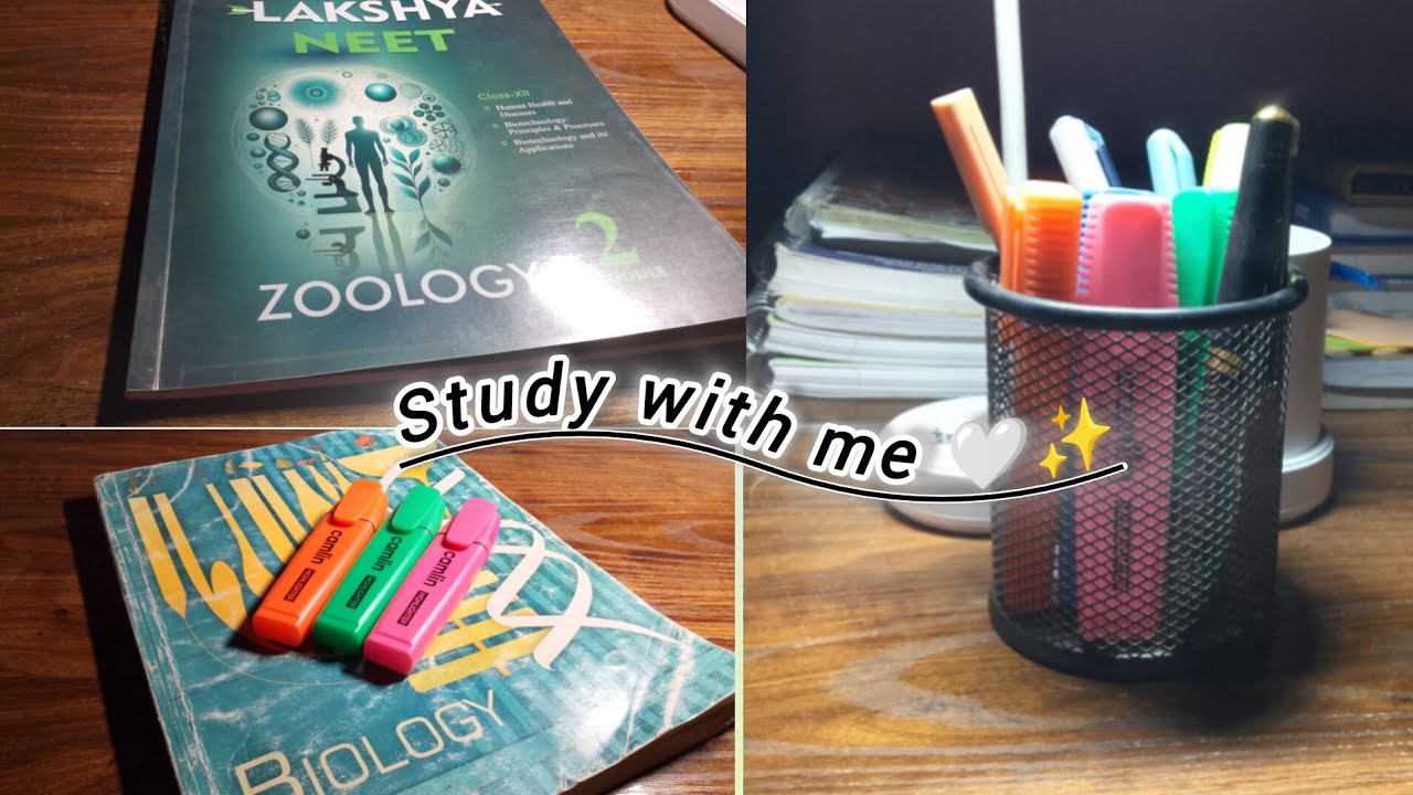 How I study zoology for NEET ✨🌿 First vlog 🌻