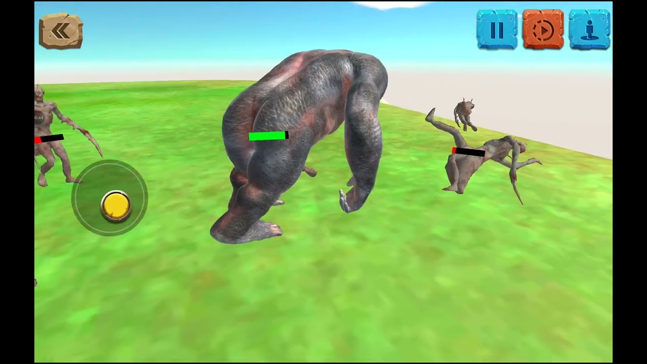 5 creatures vs 1 gorilla