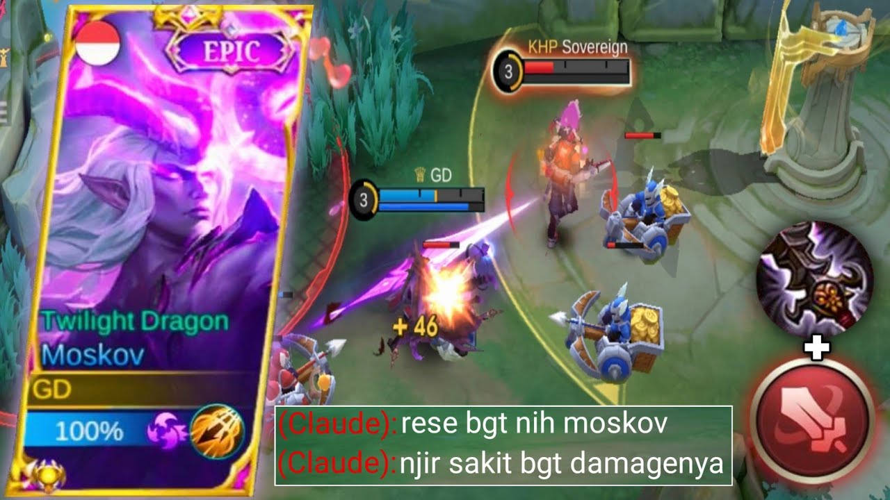 BUKTI KALAU MOSKOV FIGHTER ADALAH COUNTER CLAUDE YANG SEBENARNYA!! MARKSMAN TERKUAT DI GOLDLANE!