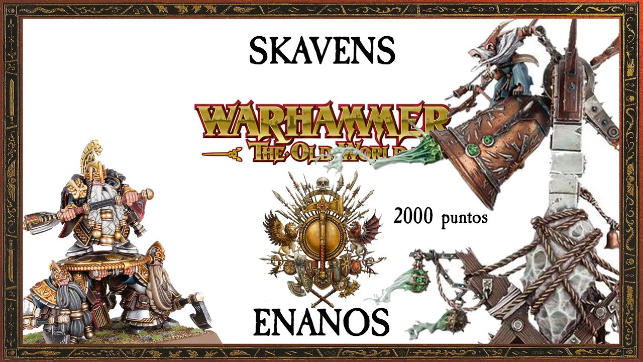 Warhammer TOW - Enanos VS Skavens