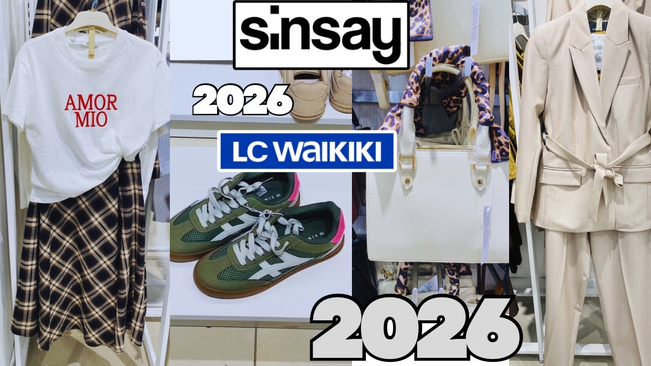 SINSAY overview new arrivals 🔥 LC Waikiki - stylish clothes and accessories 2026