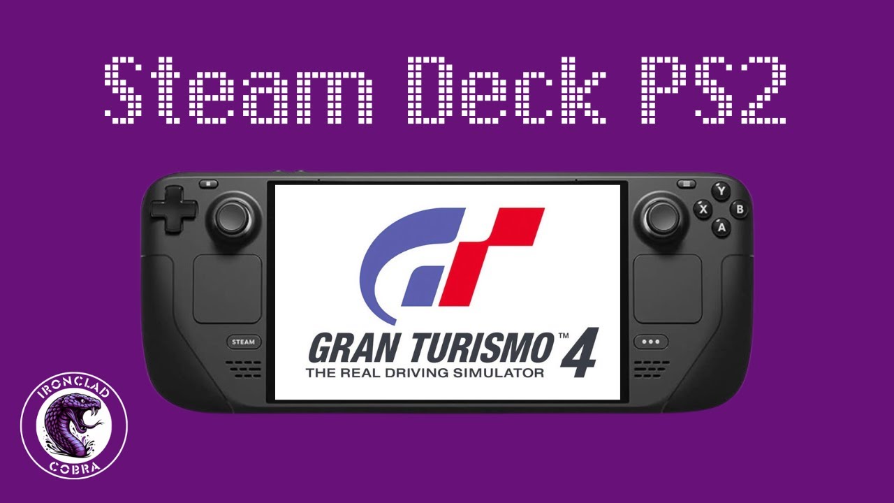 Эмуляция Steam Deck PS2 – геймплей Gran Turismo 4 (60 кадров в секунду)