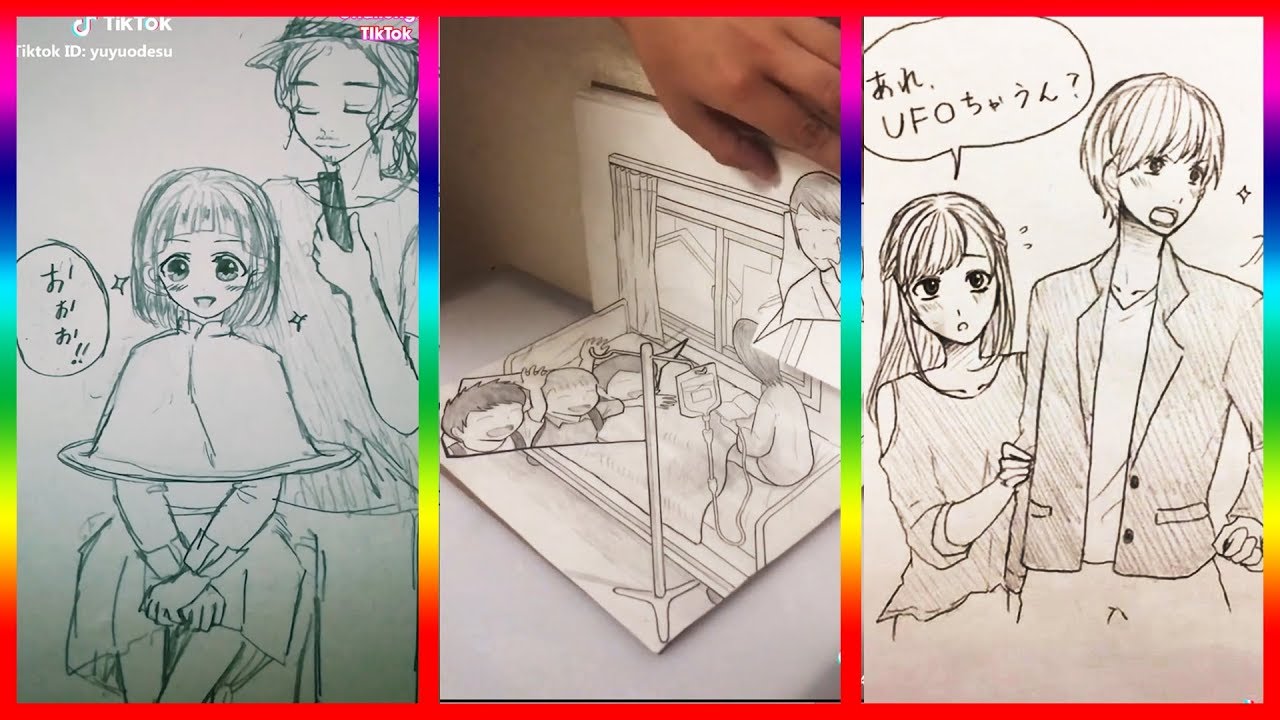 【ティックトック イラスト】ック絵   Tik Tok Paint Anime #60