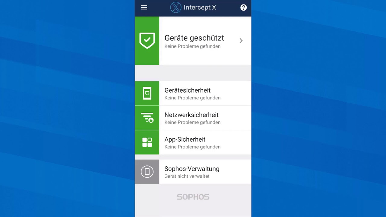 Sophos Intercept X for Mobile für Android (Deutsch)