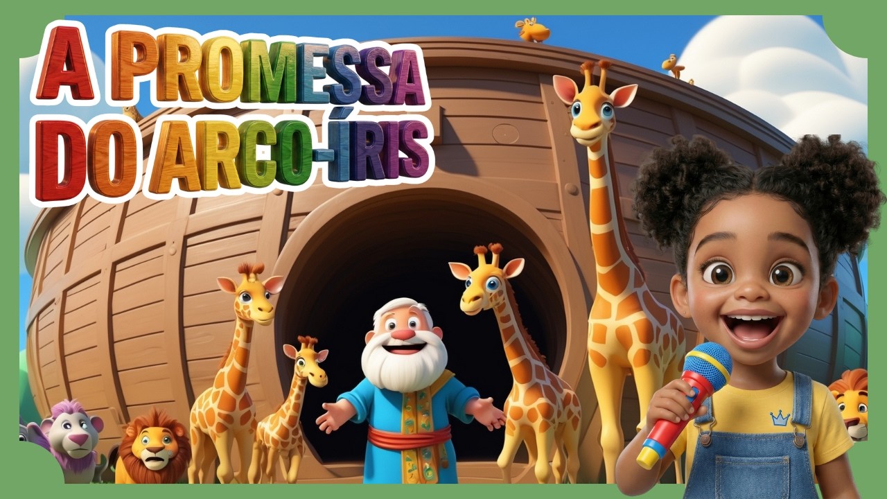 Arca de Noé: A PROMESSA DO ARCO-ÍRIS - Turma do Reino Kids | (Vídeo Oficial) | Gospel | Infantil