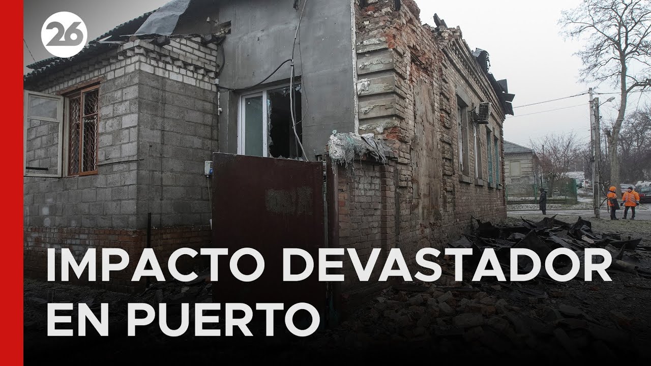 🇺🇦 TRAGEDIA EN ODESA | Un fallecido y seis heridos por bombardeo ruso