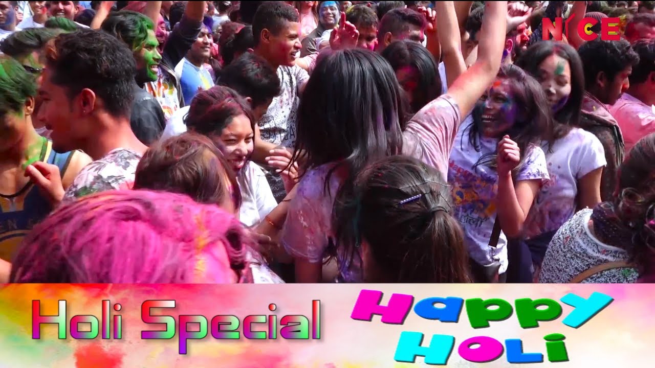 2074 सालको होलिका केहि झलकहरु || Holi Special With THE AXE BAND ||  NICE TV