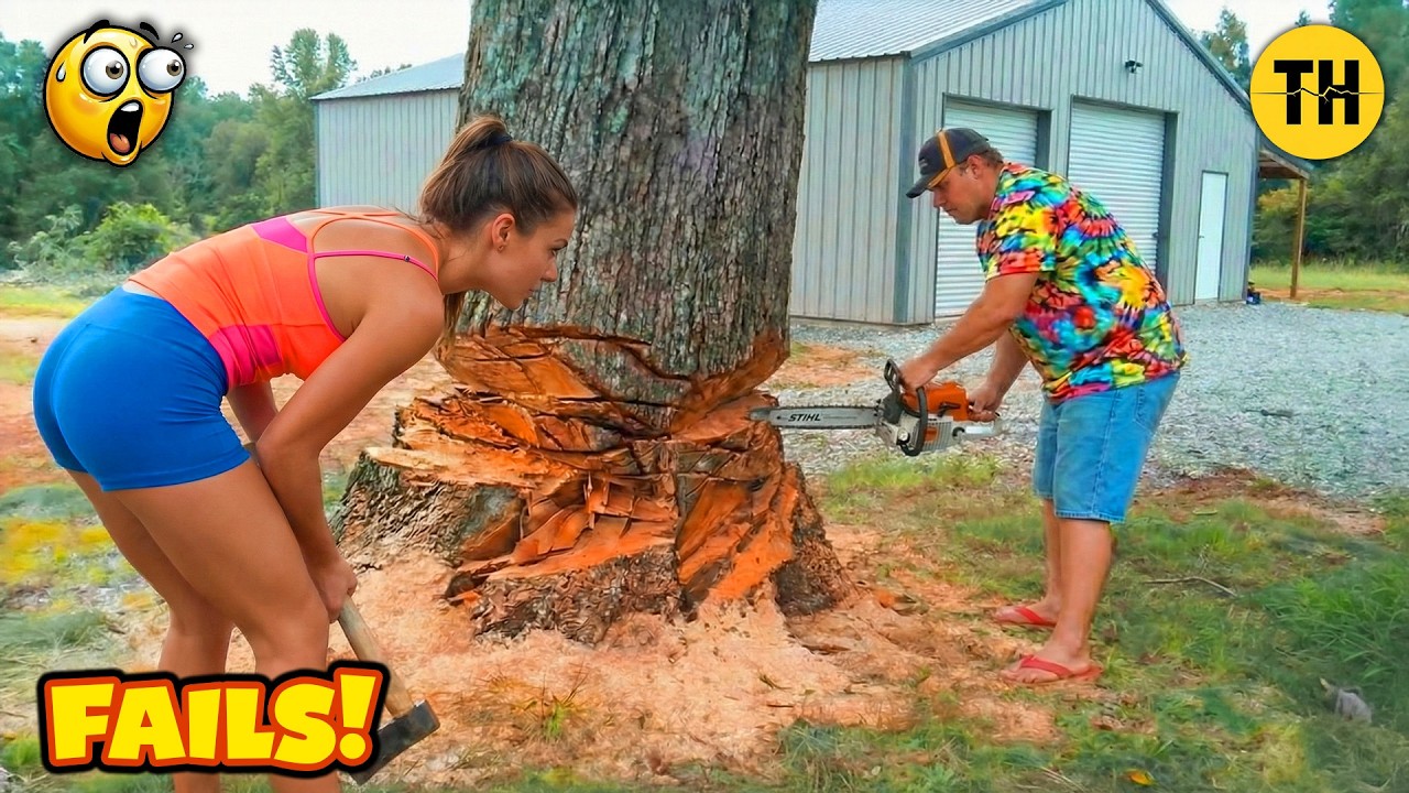 TOTAL IDIOTS AT WORK #36 | Ultimate Chainsaw & Girl Fails | Instant Karma 2026