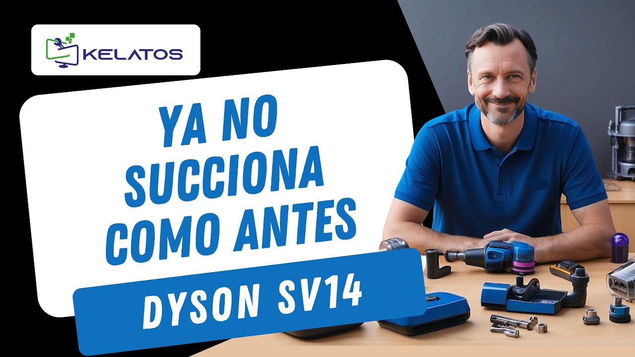 ¿Cómo cambiar el motor de tu Dyson SV14 si perdió succión o no enciende? ⚙️💨 Reparación fácil