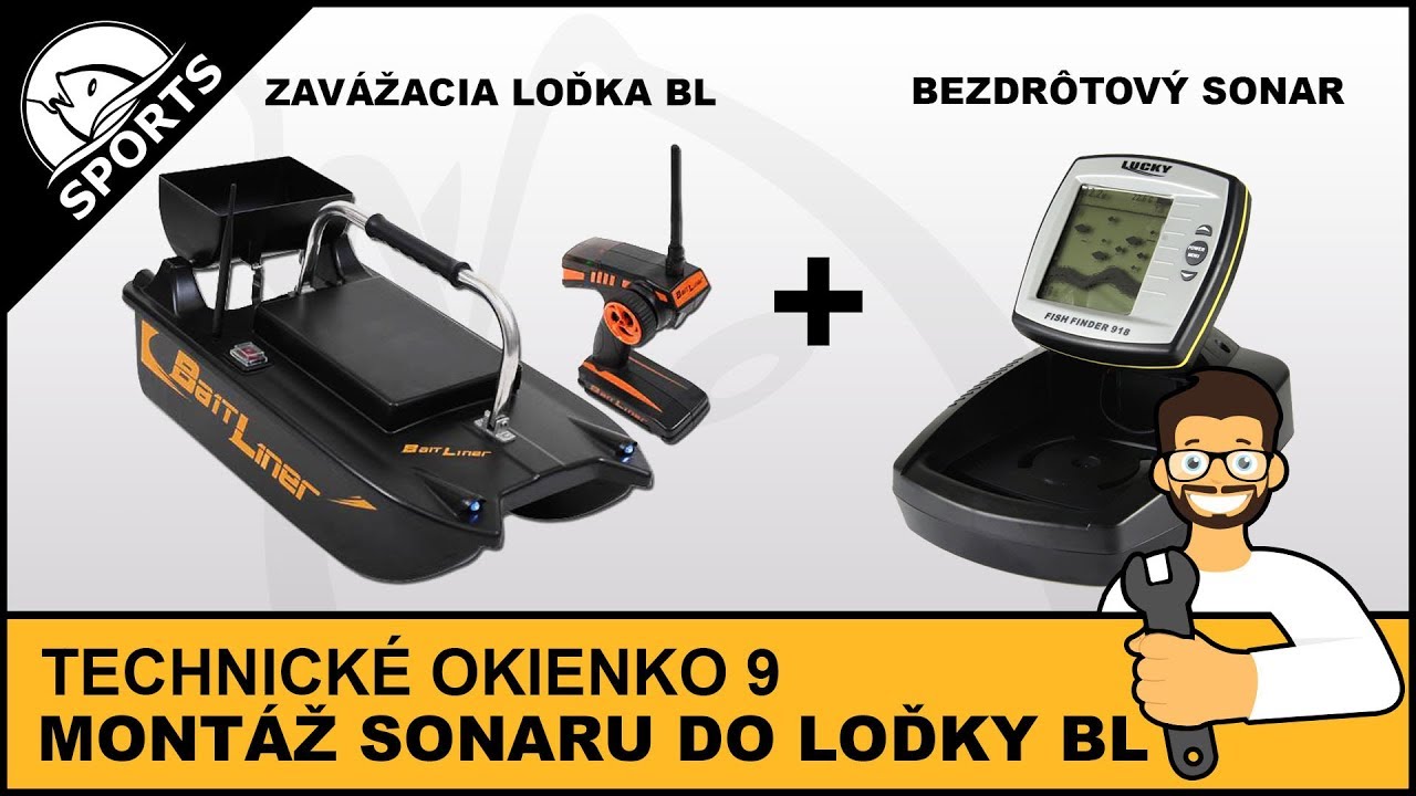 TECHNICKÉ OKIENKO (9): Bezdrôtový sonar Fish Finder na zavážacie lodičky (obj. č. 933 008)