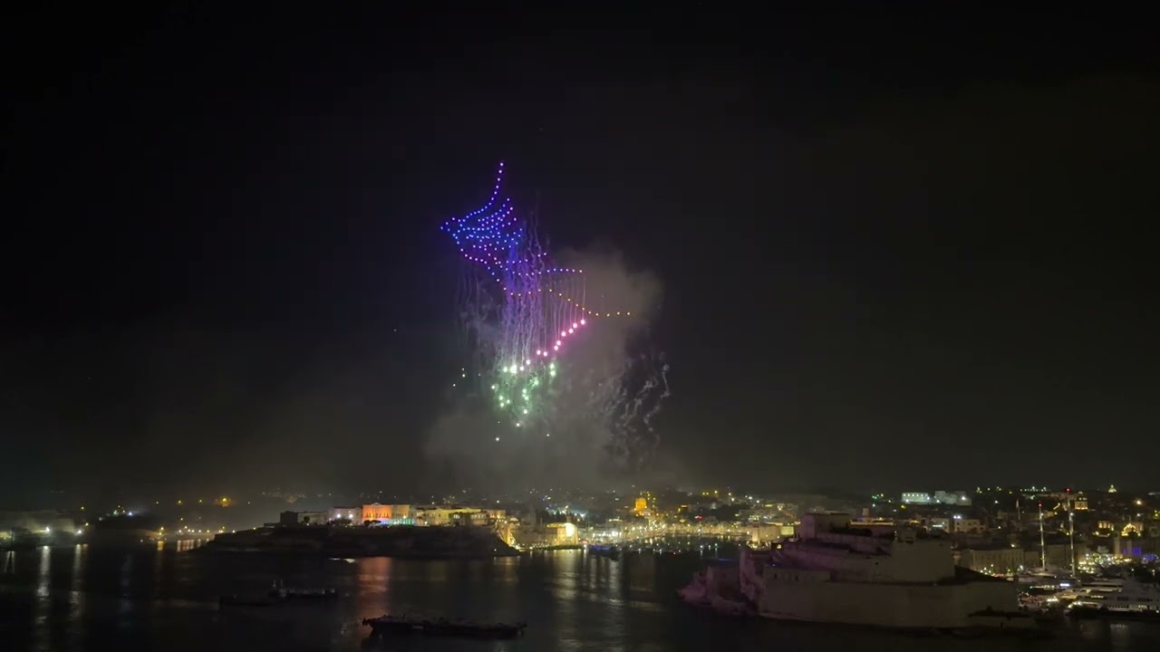 The Grand Finale of Malta International Fireworks Festival 2025
