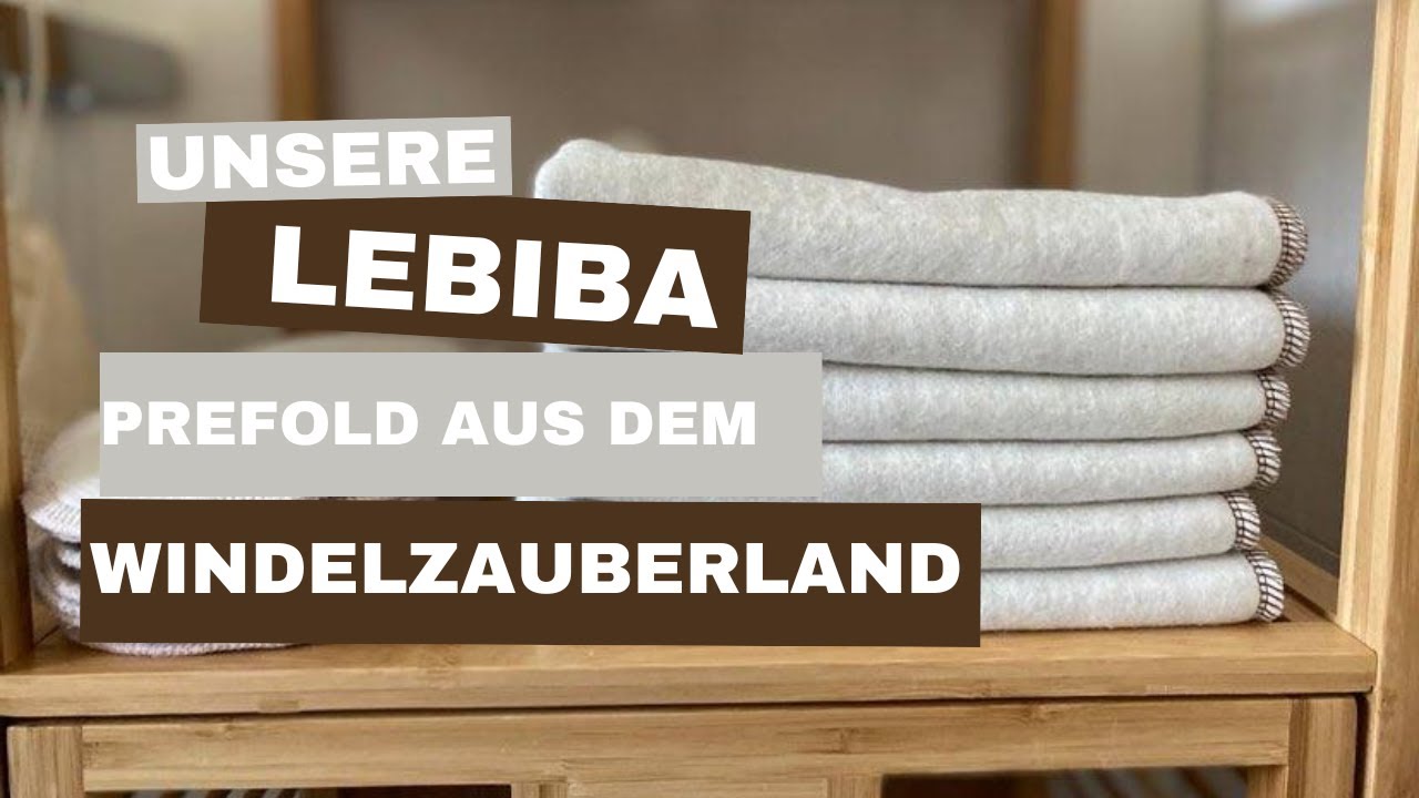 Lebiba Prefold, Saugmaterial und Stoffwindeleinlage von Windelzauberland