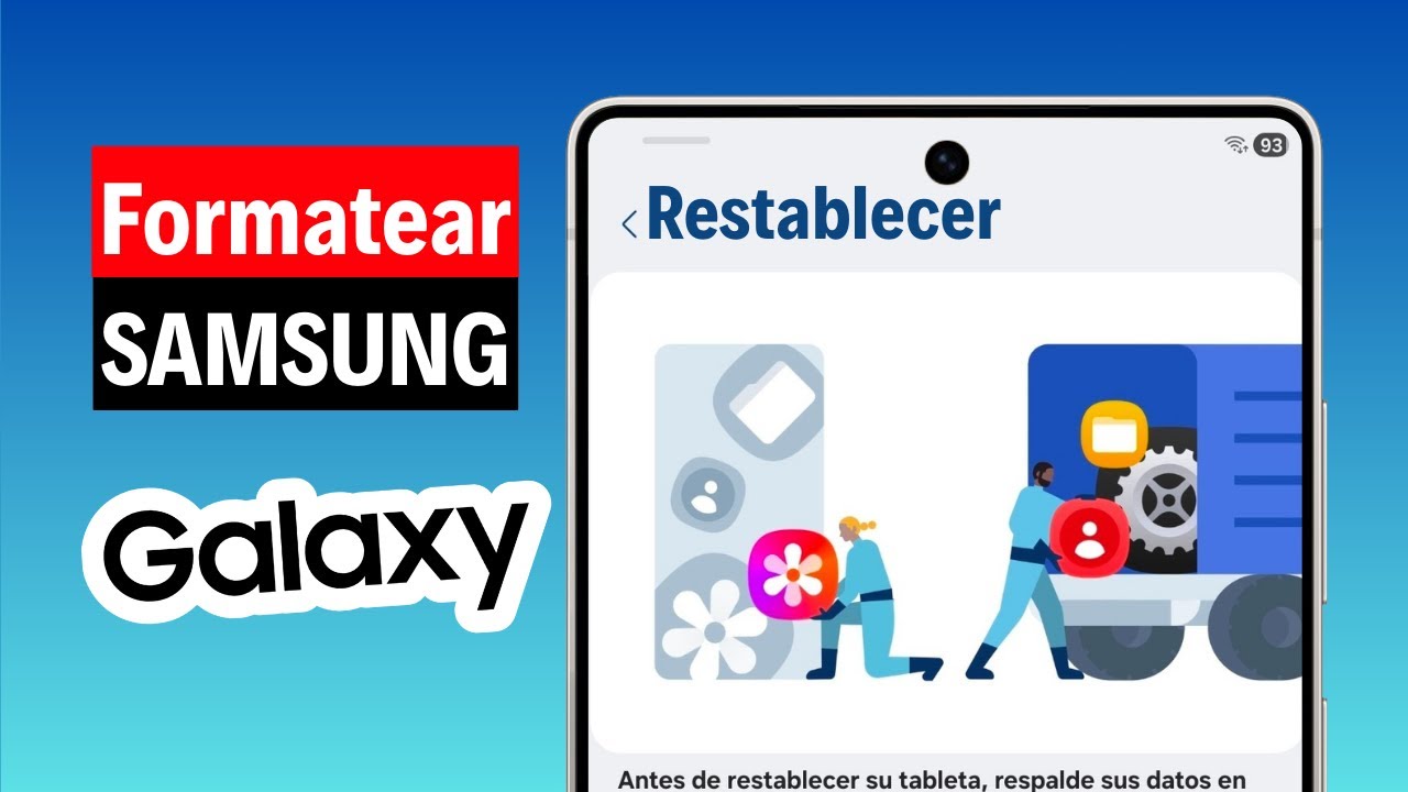 Cómo formatear un Samsung Galaxy y restablecer de fábrica (telefono y tablet)