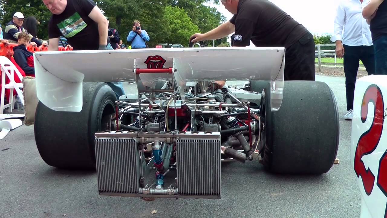 Hesketh F1 Startup At The Gowran Festival Of Speed