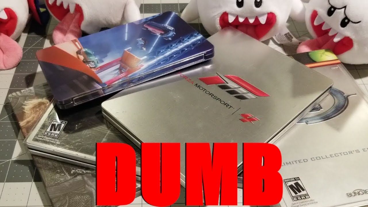 Video Game Steelbooks are Dumb and Bad (And quite possibly lame!)