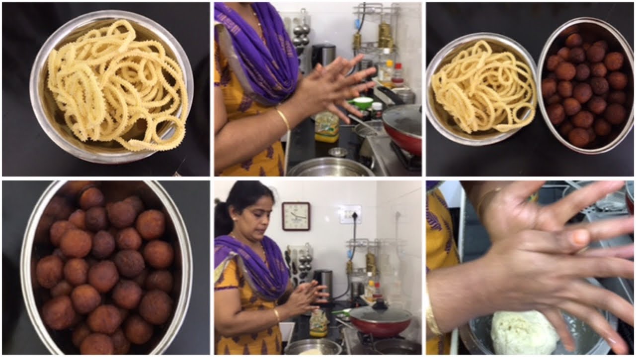 Easy Diwali Combo Snacks/Gulab Jamun/Mullu Murukku/Diwali spl