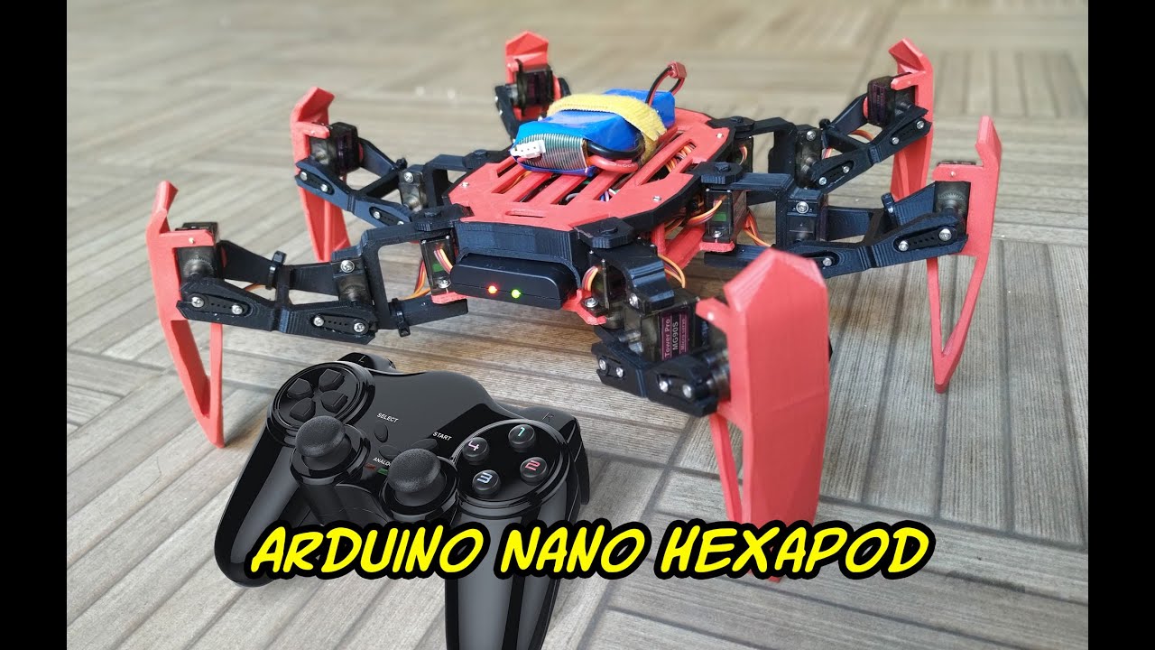 Arduino Nano Sword leg Hexapod
