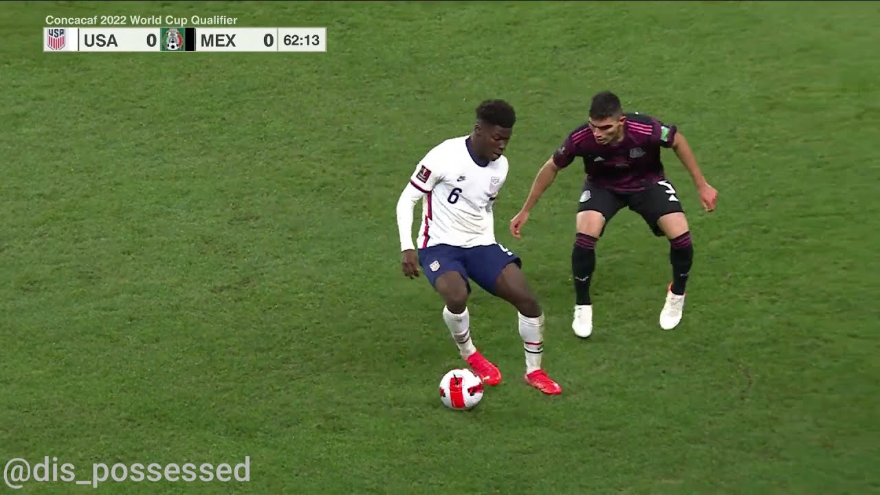 Yunus Musah WCQ vs Mexico 11/12/21