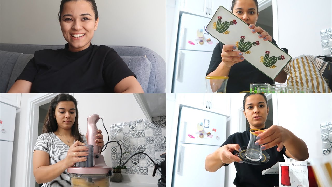 GÜNLÜK EV İŞLERİ 🧹 |ANNEMLERDE AKŞAM YEMEĞİ🍽|YENİ MUTFAK EŞYALARIM 🌵|LİMONATA TARİFİM🍋