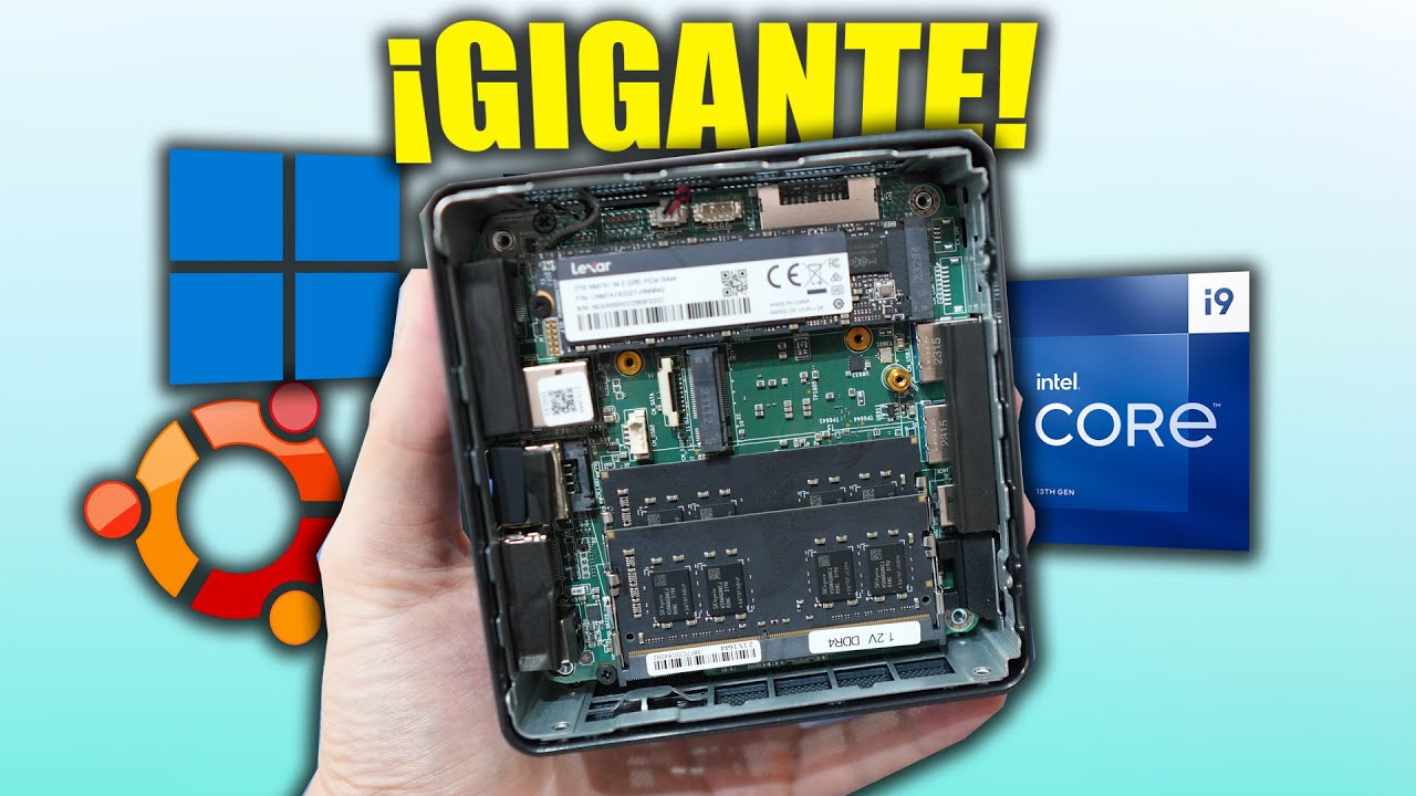 El MINI PC Chino MÁS PEQUEÑO y POTENTE con Intel i9 - GEEKOM IT13
