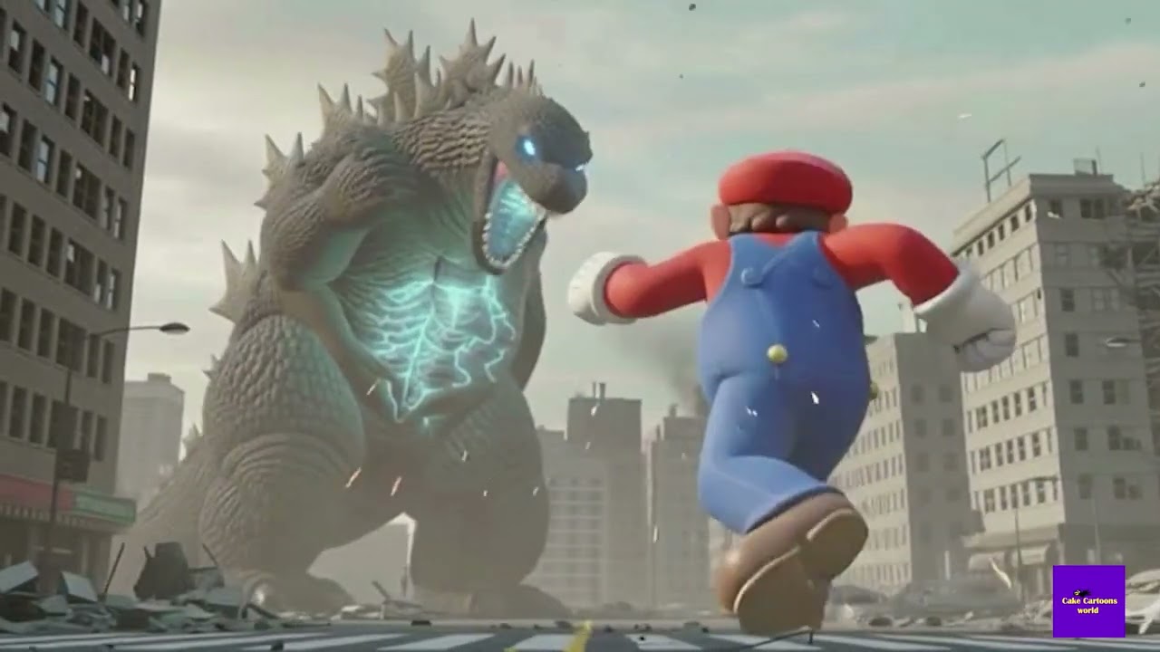 🚨Godzilla ATTACKS Mario! What Will The Hero Do?! (SHOCKING Ending Surprise!)