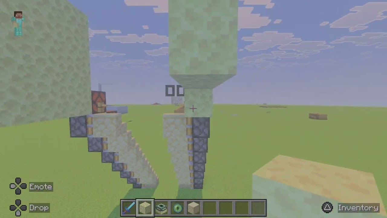 Minecraftدرج إصطناعي