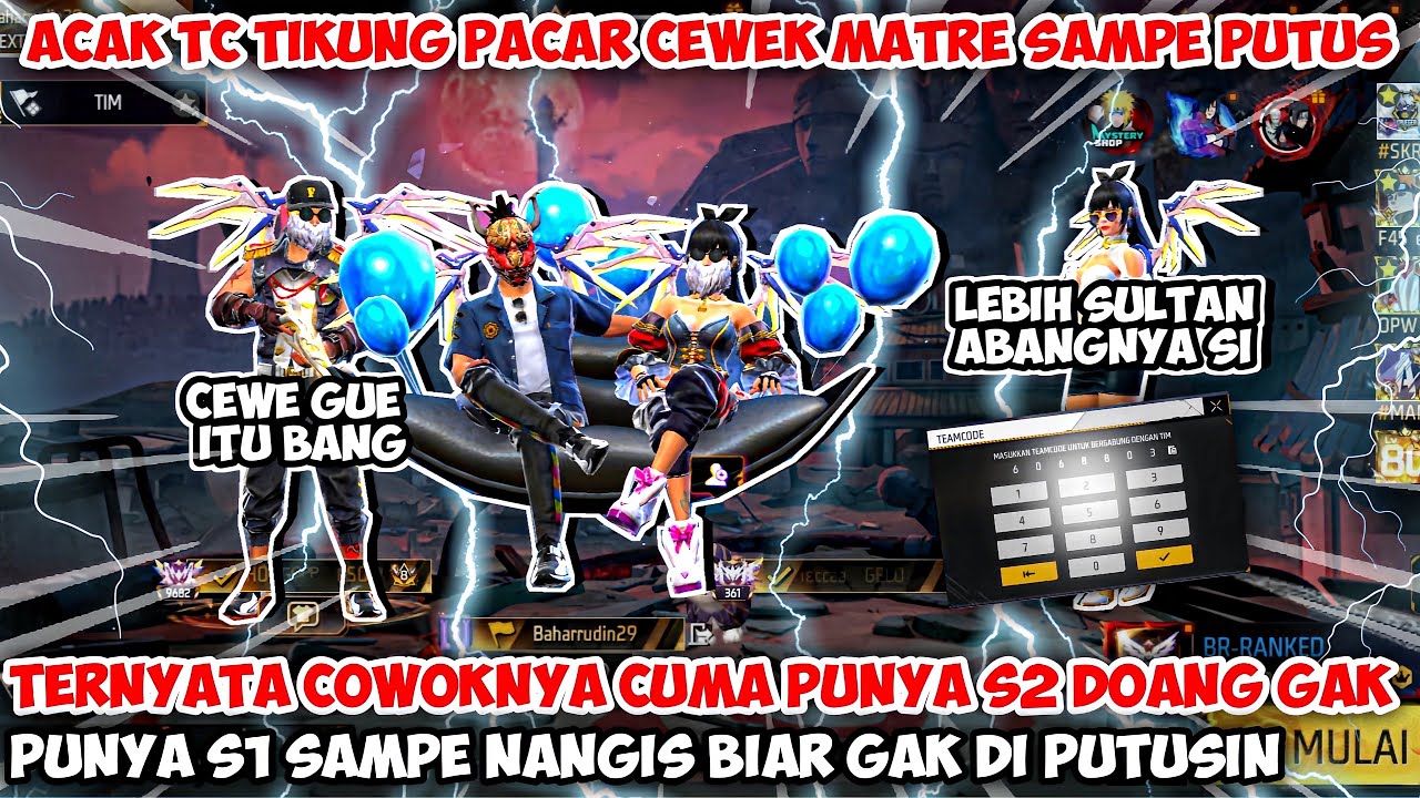 ACAK ACAK TC NEKAT TIKUNG CEWEK MATRE PACAR COWOK SOK KAYA CUMA MODAL S2 DOANG GAK PUNYA S1 NANGIS🤣