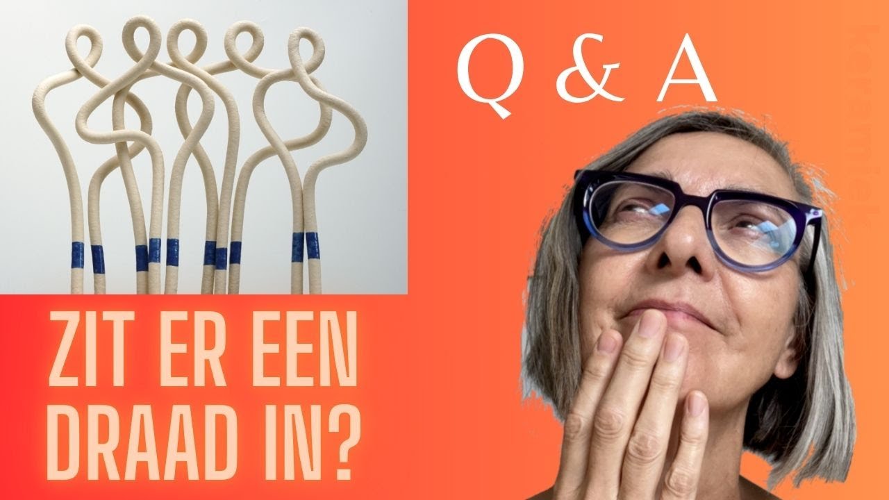 Zit er een draad in deze beelden van  keramiek? Q & A in het atelier van de kunstenaar
