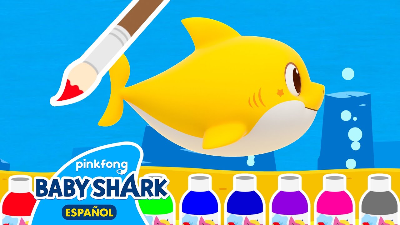 ¿Qué color le queda bien al tiburón bebé? | Aprende Colores con Tiburón Bebé | Baby Shark en español