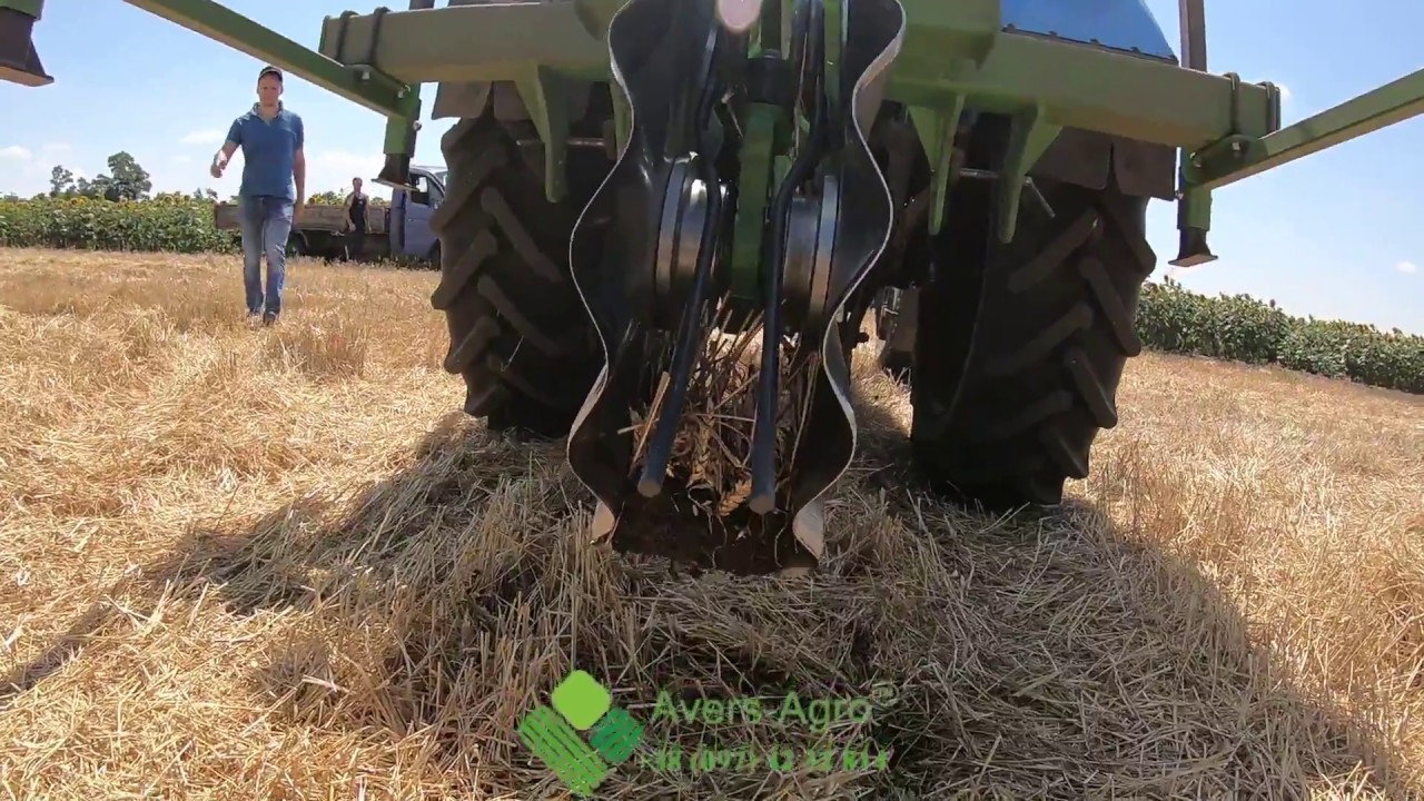 Турбокультиватор Verti-till випробування по залишках пшениці / Test Vertical Tillage Machine