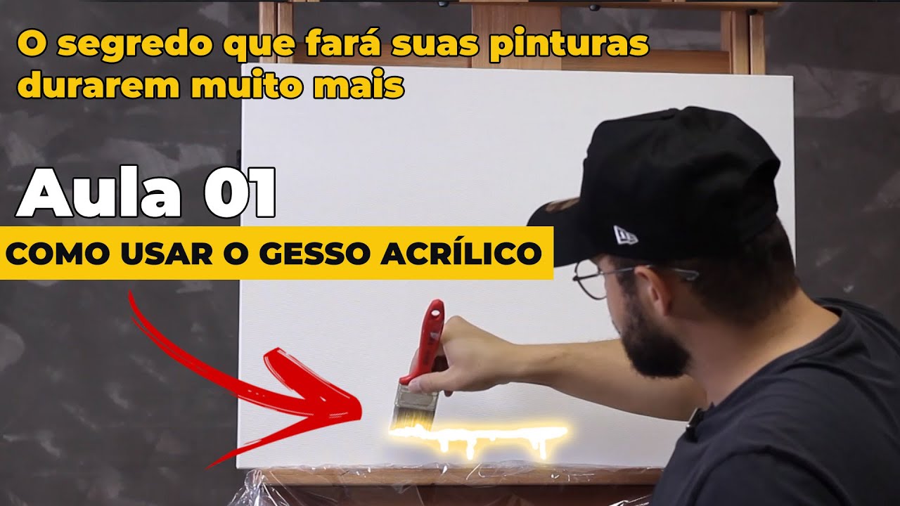 Como usar o gesso acr&iacute;lico da forma certa!
