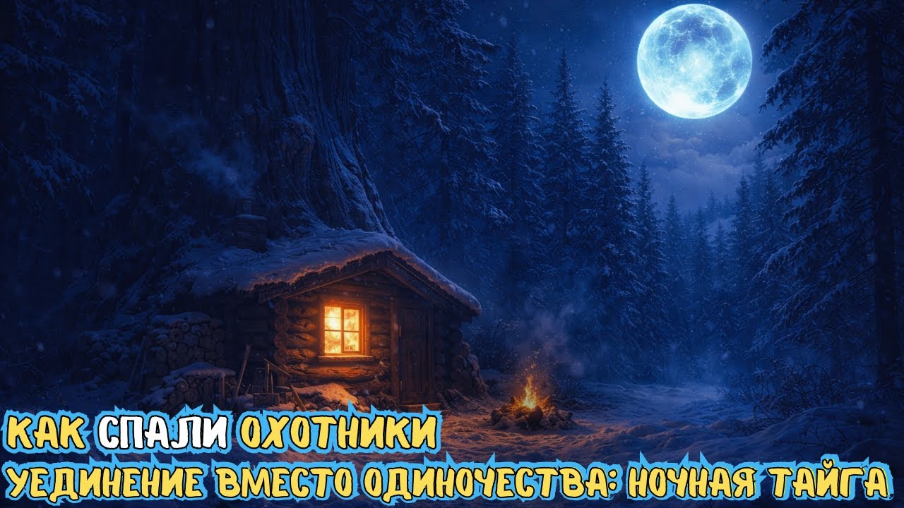 Как спали? Уединение вместо одиночества: ночная Тайга Охотника. Лекции для сна