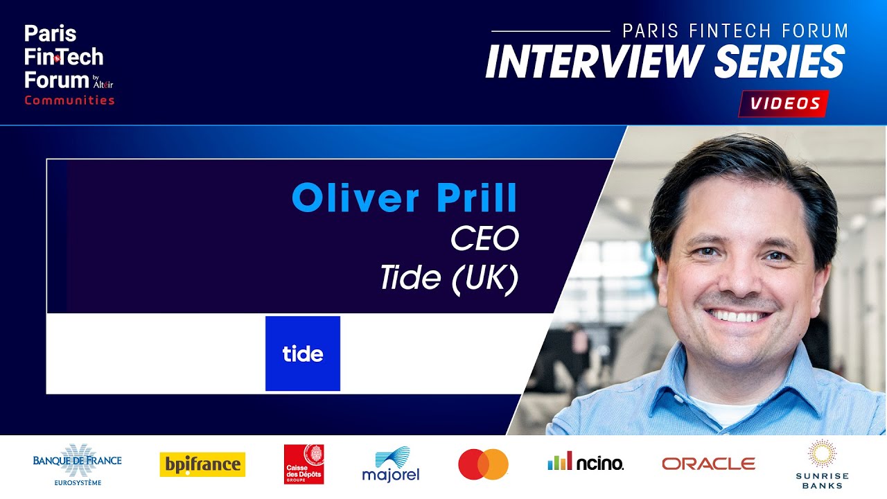 Interview of 🔥Oliver Prill🔥, CEO of the UK #Fintech Tide