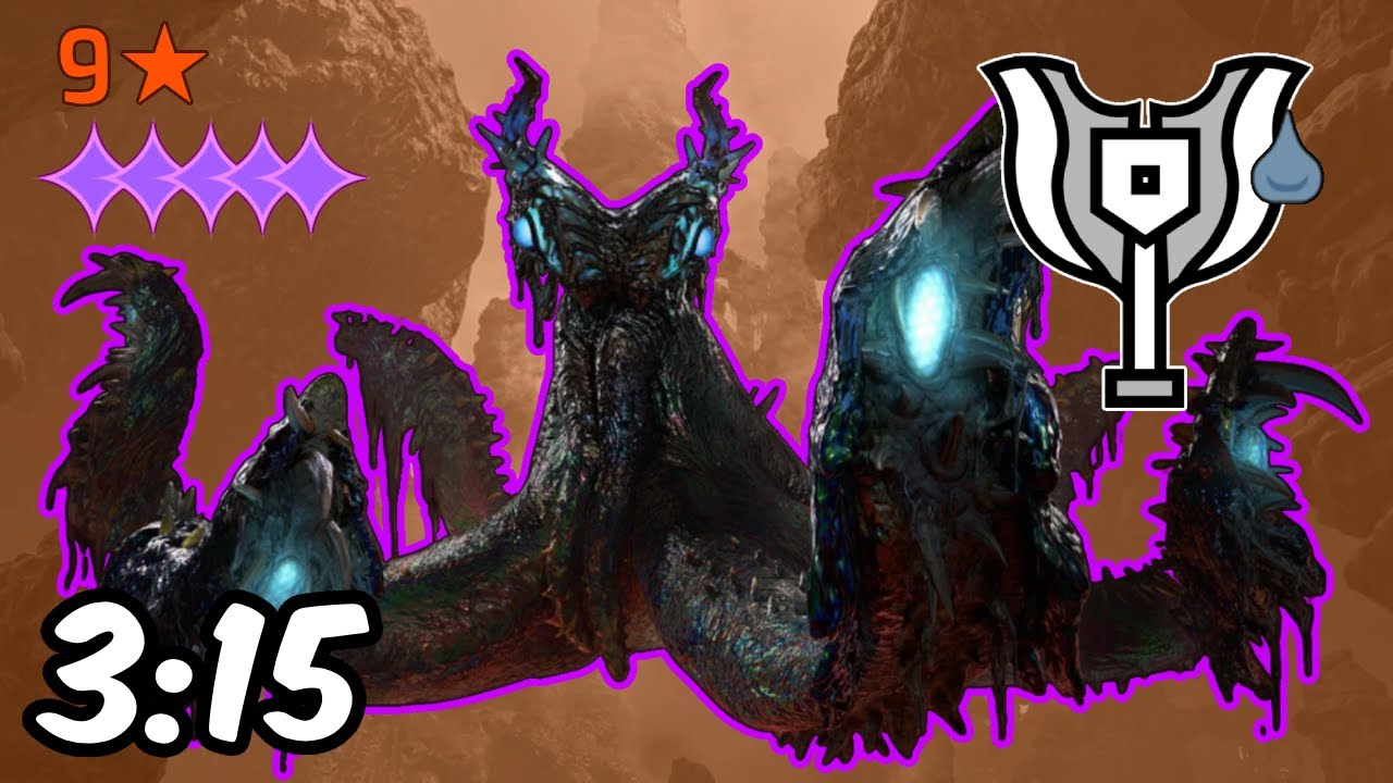 Monster Hunter Wilds - Tempered Nu Udra 9★ 5✦ VS Charge Blade 3'15