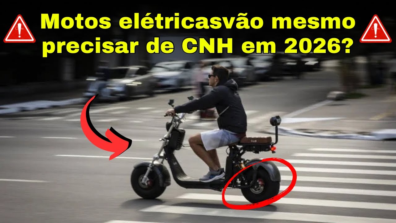 Sua bicicleta elétrica ou scooter vai precisar de habilitação em 2026? Entenda.
