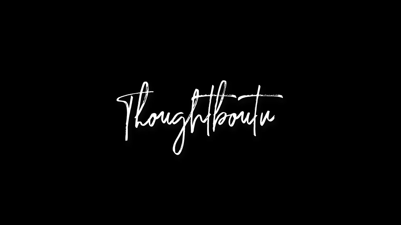 Karencici - thoughtboutu (Official Lyrics Visualizer)