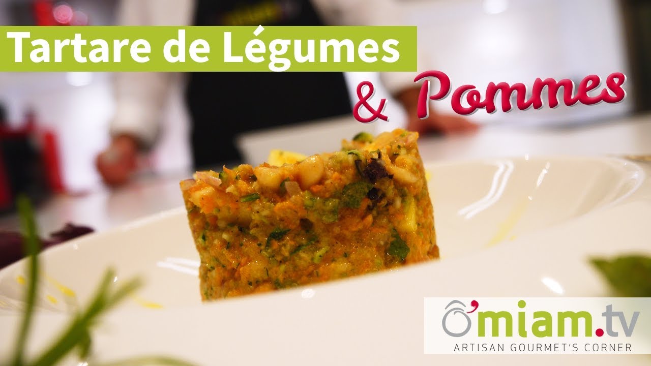 Tartare de légumes & Pommes - PLAT VÉGÉTARIEN RAPIDE