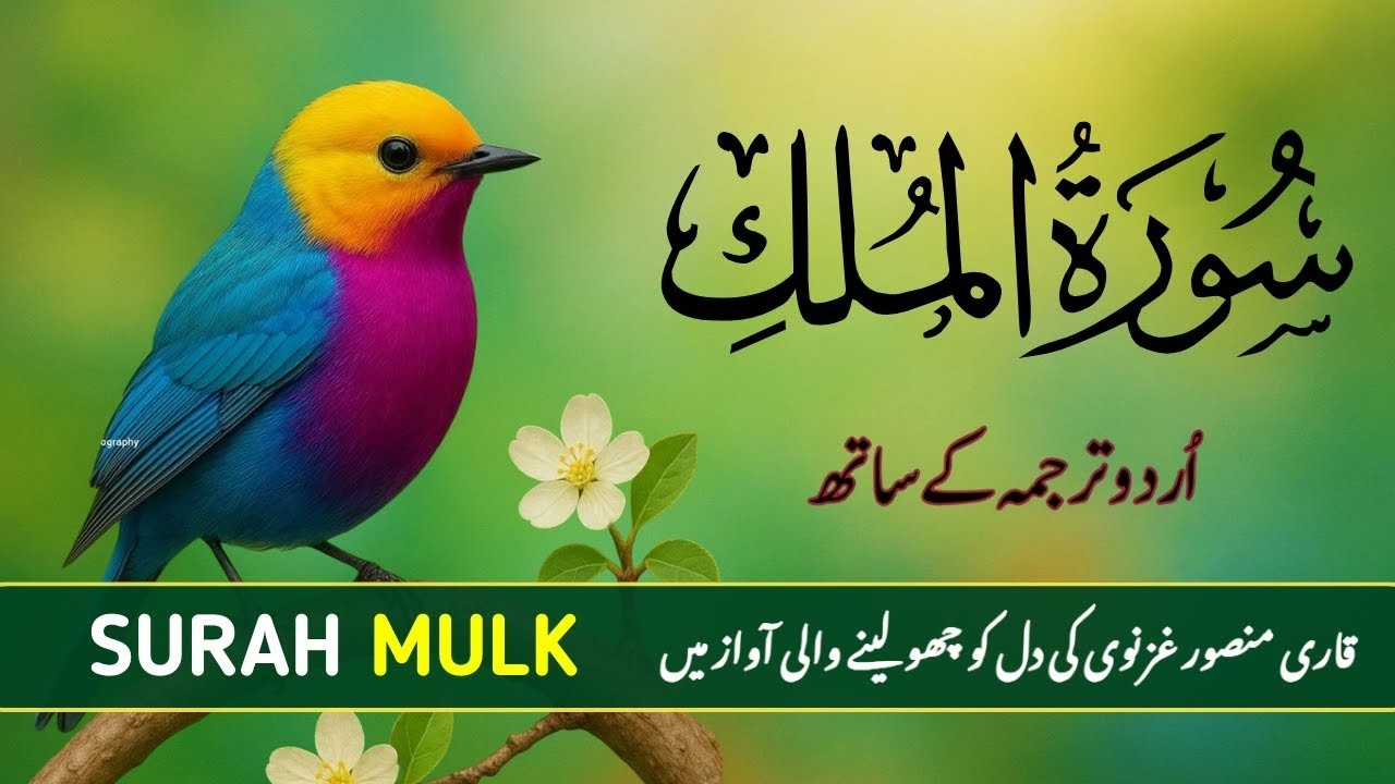 Surah Mulk with Urdu Translation | Heart Touching Recitation by Qari Mansoor Ghaznavi | Ep014