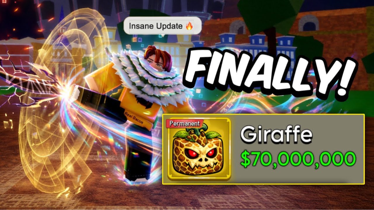Blox Fruits New Giraffe Fruit UPDATE FINALLY! Trailer + LEAKS 🦒