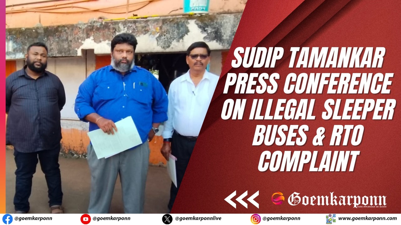 Sudip Tamankar Press Conference on Illegal Sleeper Buses & RTO Complaint