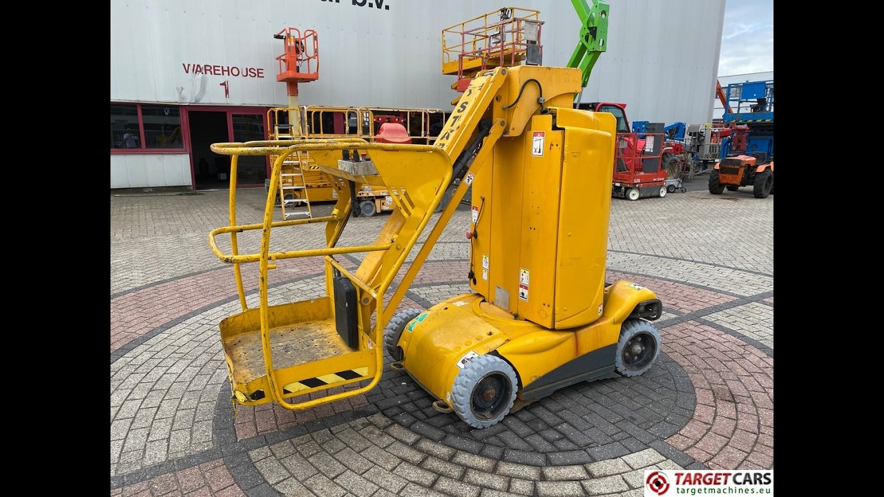 783585 HAULOTTE STAR 10 VERTICAL MAST AERIAL WORK LIFT PLATFORM W/JIB ELECTRIC 2015 1000CM ME113730