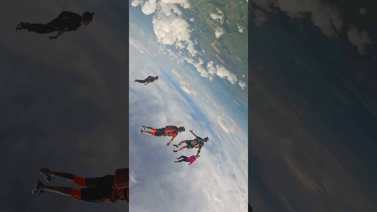 Angle skydive led by Dustan at the Spaceland Labor Day Boogie 2025 