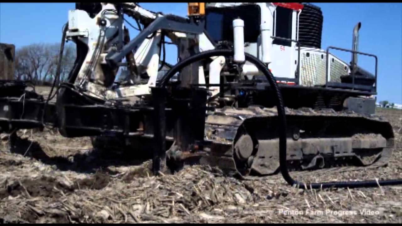 Tile Plow: Lay Twice the Pipe in One Pass